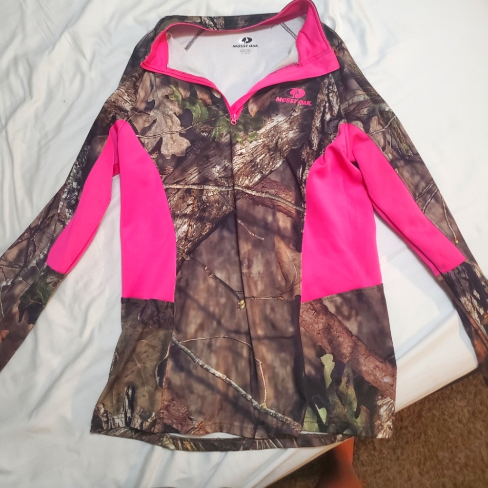 Mossy Oak Quarter Zip Pullover